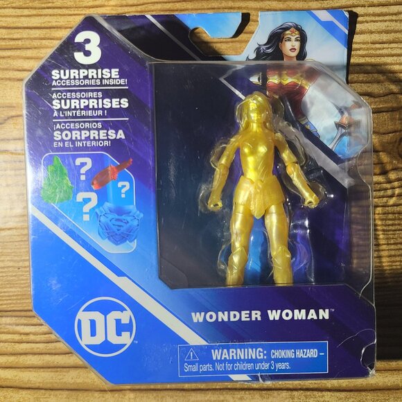 Other - Golden Wonder Woman DC Figure (NEW) Damaged Box